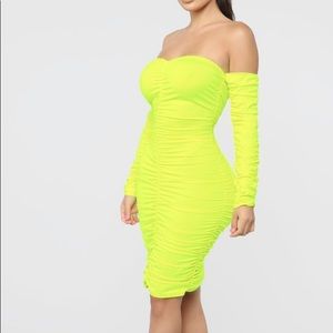 Neon Yellow Dress
